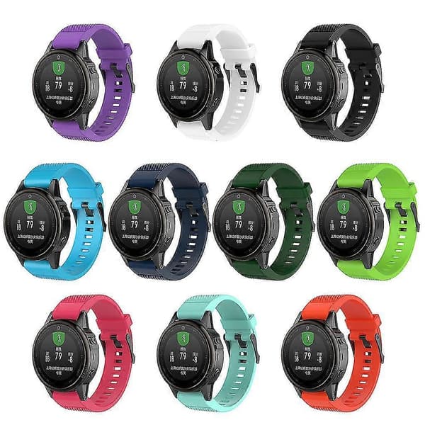 Til Fenix 5s Smart Watch Armbånd Hurtigudløser Silikone Urrem