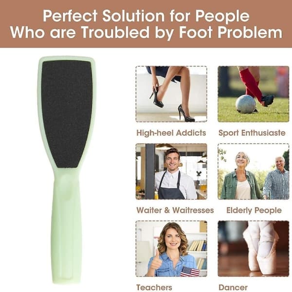 Foot File Set Foot Cleaner Double-Sided Foot Rasp and Heel File Pedicure Tool Callus Remover