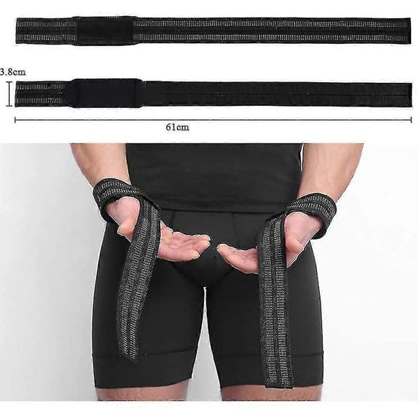 Dragremmar, styrketräning, lyftremmar, handledsbandage, draghjälpmedel (vadderade) för styrka