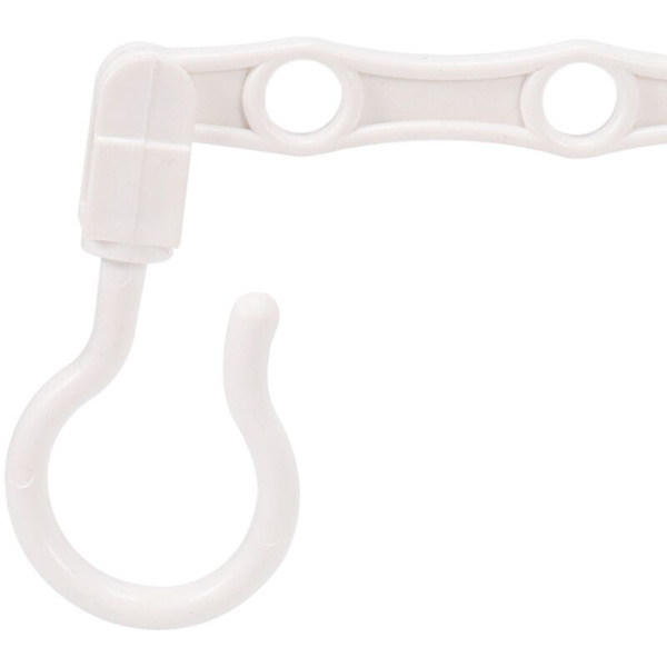 White Hanger, Windproof Five-Hole Hanger, Foldable Rotating Hanger, Space-Saving Hanger, 10 Pieces, For Clothes