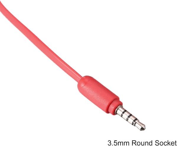 3,5 mm retro puhelinluuri mikrofonikaiuttimelle (punainen) Red