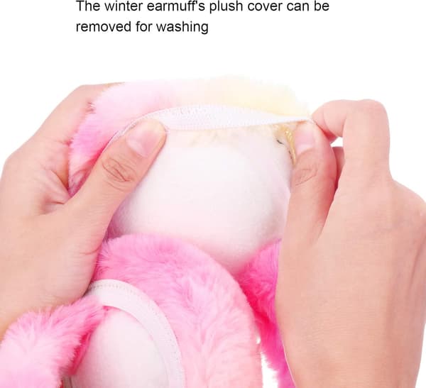 Sarjakuva Pehmo Yksisarvinen Talvikorvaläpät (Pinkki)