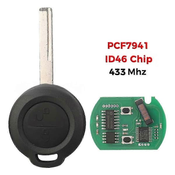 Mitsubishi Colt 2002-2012 & Cabriolet 2006-2008 Car Key Remote ID46 PCF7941 433MHz 2 Buttons