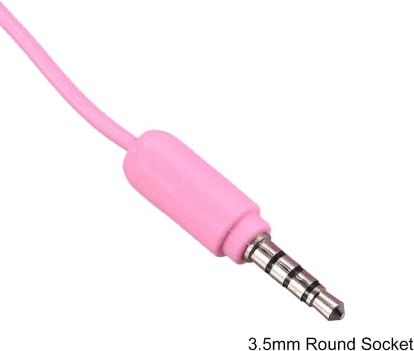 3,5 mm retro puhelinluuri mikrofonikaiuttimelle (vaaleanpunainen) Pink
