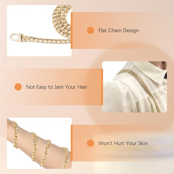 Handbag Chain, 4 Pcs Handbag Chains, Handbag Chain with Swivel C C
