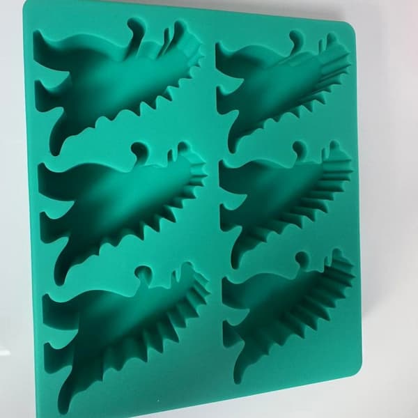 Stor isform til isterninger, monster model (grøn) grøn green