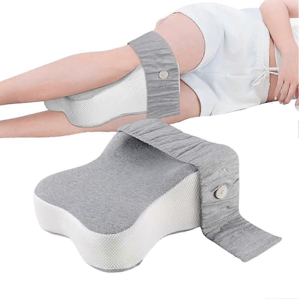 Comfortable Knee Pillow for Side Sleepers with Ergonomic Design Leg Pillow for Sciatica Hip Knee Joint Pain Relief