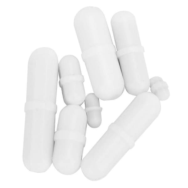 Magnetomrörare 8 st PTFE Magnetomrörare B-typ Omrörarstav Pärla Lab Spin Cylinder
