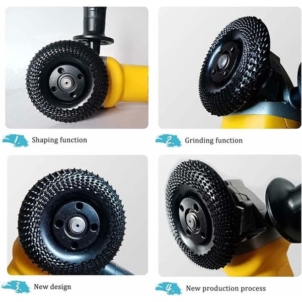 Wood Grinding Disc 125mm Grinding Discs for Shaping, Grinding and