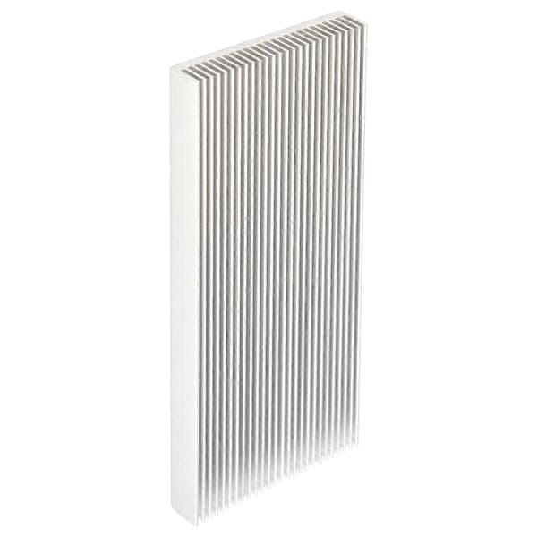 Aluminium køleplade til højeffekt LED-forstærker transistor 100x41x8mm