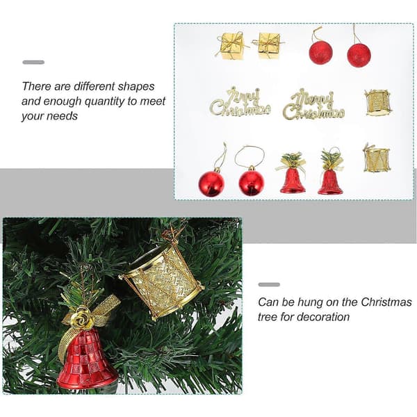 64 st Christmas Tree Pendants Christmas Hanging Decorations Christmas Tree Decorations