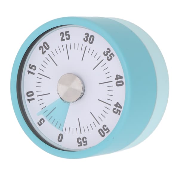 High Precision Stainless Steel Mechanical Kitchen Timer, Countdown Timer for Chefs, for Home and Study, Blue