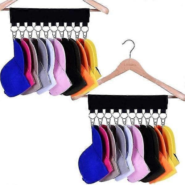 1-pack Cap Organizer Hanger, Baseball Cap Holder, Cap Organizer for Closet, Foldable Clothes
