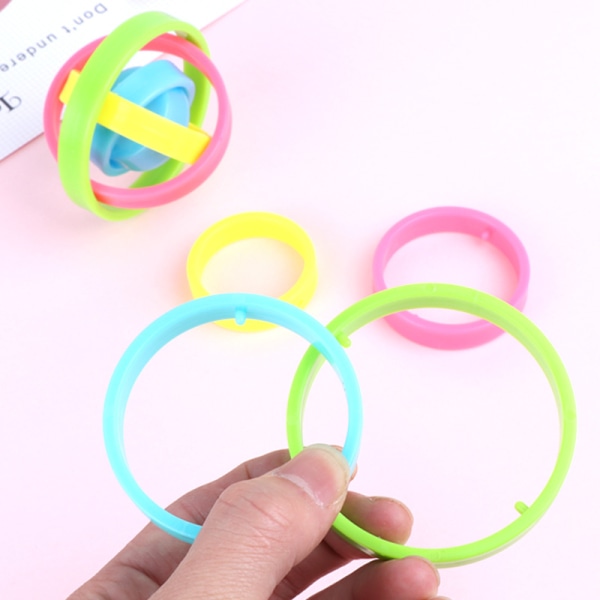 Orbital Rings Spinner -sormilelut lapsille - Värikäs Dekompressoi sormipeli Sormilelu Spinner Käsispinnerilelu