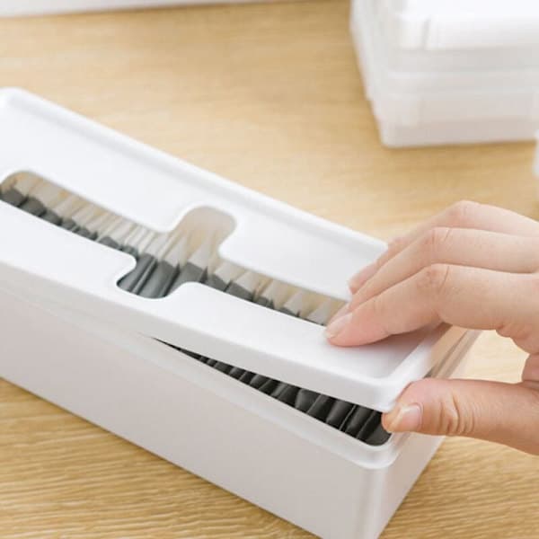 3-piece set with lid classification Cross Desk Storage Miscellaneous Virtual Jewelry Tissue Box Storage Box