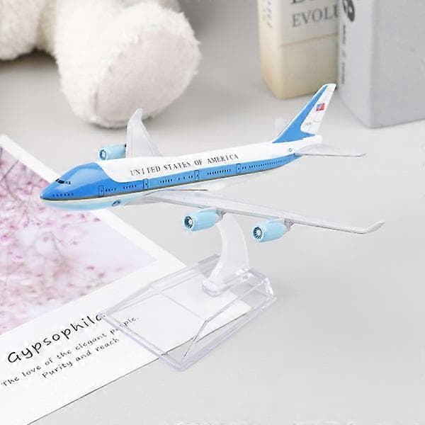 16CM USA Air Force One Flymodel Boeing 747 Støbt Model