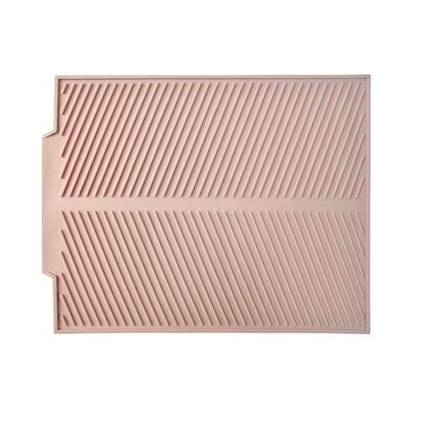 43*33,5 cm, rosa, Rosa diskmatta - Diskmatta, diskbänksunderlägg f