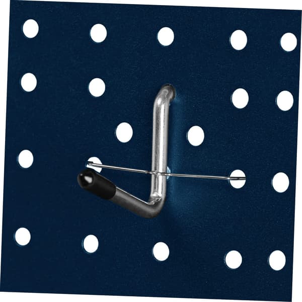 50 stk. rustfri pegboard-krogklemmer Pegboard-tilbehør til nem montering og genbrug