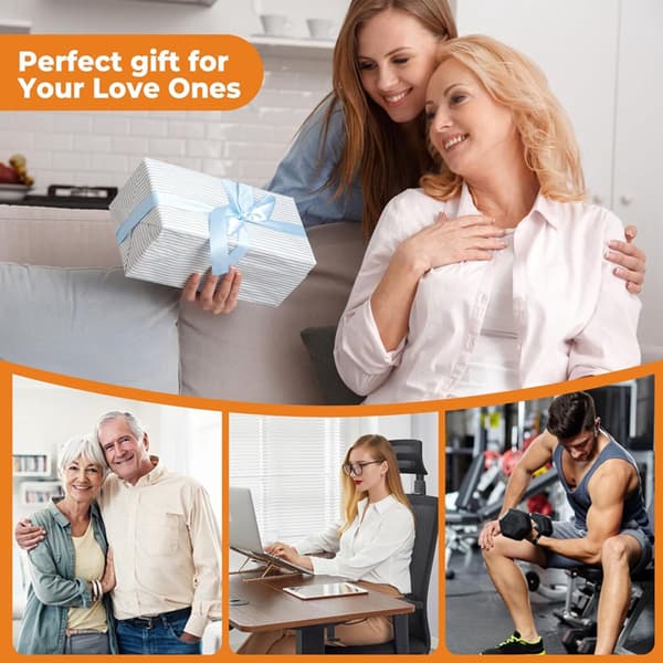 Rechargeable Heating Belt - Back Heating Pad - Portable Electric Blanket - 125 x 30 cm - Back Heating Blanket - Stomach and Waist - 4 Timer Settings
