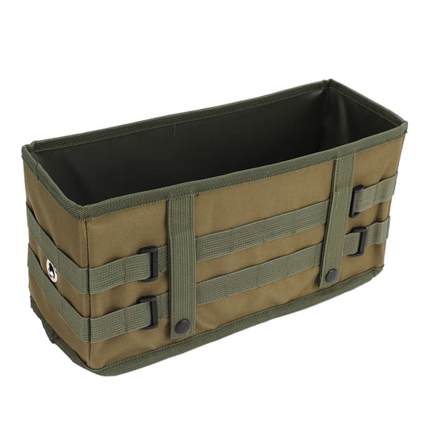 Camping Table Side Storage Bag 600D Oxford Cloth Portable Folding Picnic Table Cookware Hanging Bag for BBQ Picnic OD Green