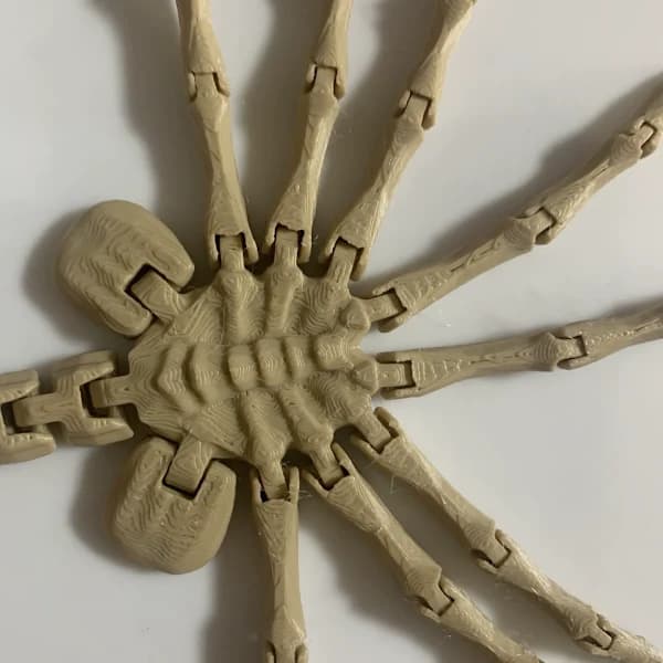 Facehugger Model Fuldt Artikuleret Filmrekvisit Samlerobjekt Sci-Fi Horrorindretning
