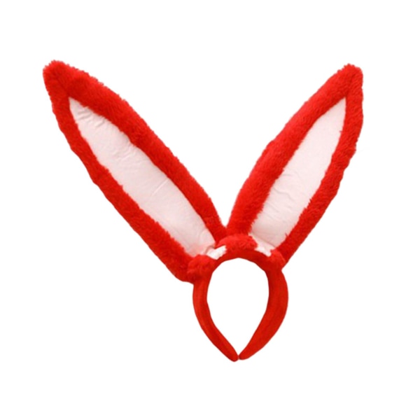 Plysj Bunny Ears Pannebånd Kaninører Hårbøyle for kostymefestivaler