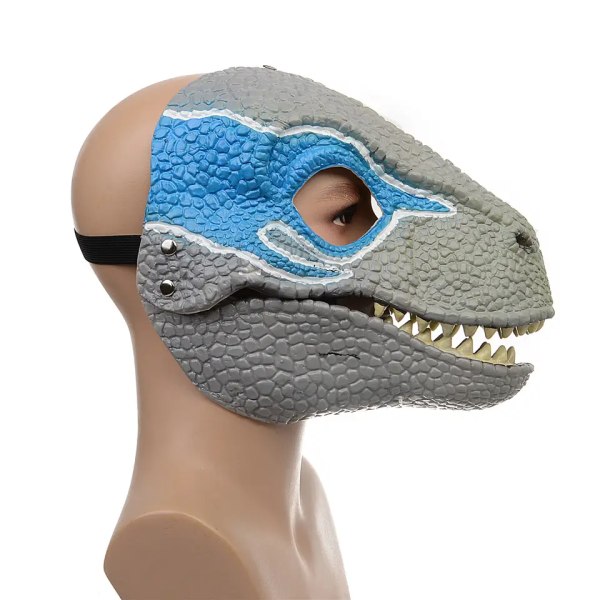 Jurassic World, Velociraptor Blue, Basic Mask Sortiment, Leke for 4 år og oppover