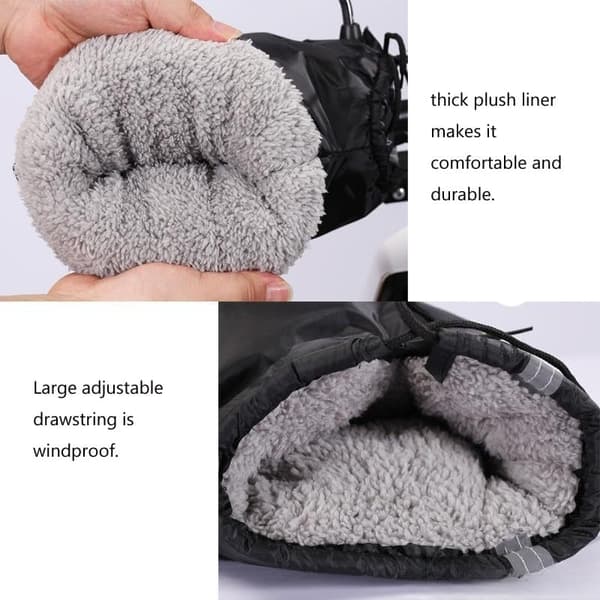 Motorcycle Bicycle Handlebar Muffs Gloves Windproof Waterproof Snowmobile Scooter Gloves Cold Cycling Hands Warmer
