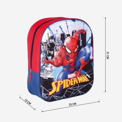 Spider-Man 3D rygsæk, taske 31 cm