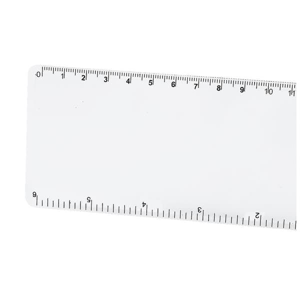 Pocket Ruler Bookmark Magnifying Glass Sheet Magnifier 3x Magnification