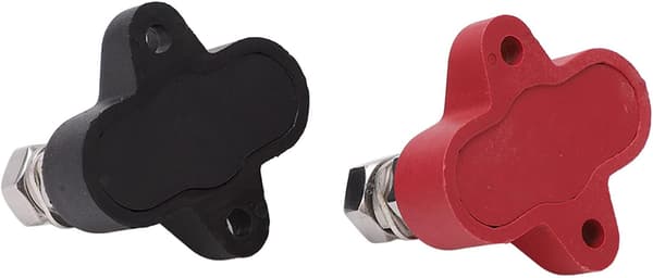 Battery Terminal Clamp M8 Positive Negative Post Connector Kit DC 12V 24V for Car