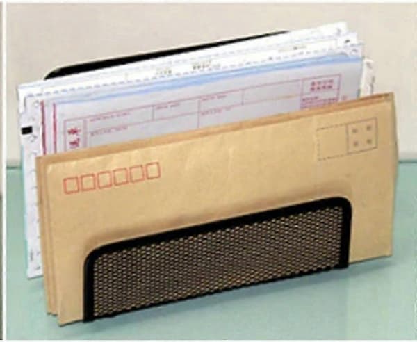 Document Holder with 3 Compartments, Metal Letter Tray, Magazine Rack, Folder