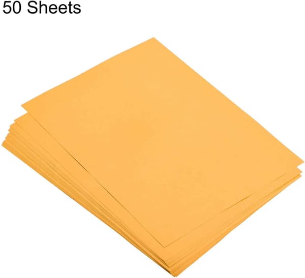 50 ark A4 farvet kopipapir 8 1/2 tommer printer fluorescerende orange size_name 1.4mm Thick 20mm OD