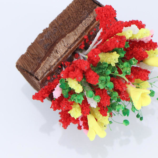 Hage Ornament Simulering Potteplanter Leireblomster For Minihus Dekorasjon 2.8X2cm 2.8X2cm