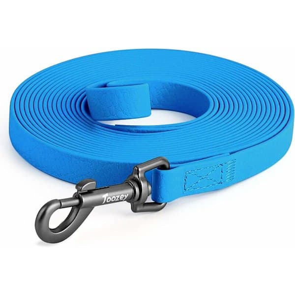 Dog leash 15m with handle and storage bag, long rope, waterproof training leash, suitable for large and small dogs