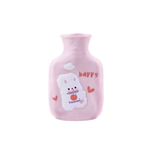 Winter Plush hot Water Bottle with lid Water-Filled Warm Water Bottle hot Compress Hand Warmer Small Cute hot Water Bag