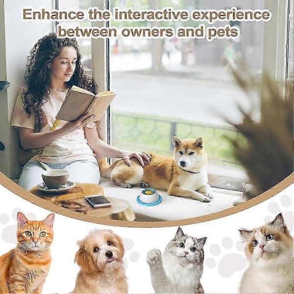 Lick Mat for Dogs and Cats, Interactive Slow Feeder Bowl, Rotating Anti-Vomit, Durable Non-Slip Base