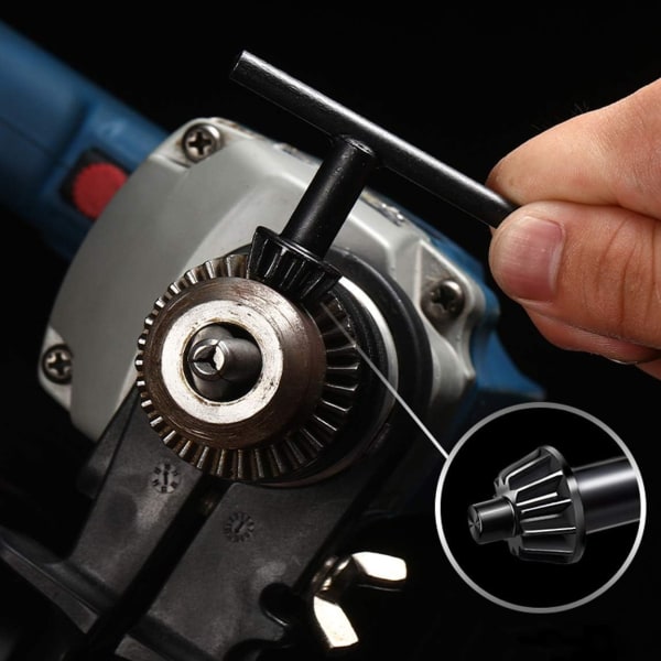 4 stk chucknøkkel for elektrisk boreklemmeverktøy，tilbehør til strømverktøy for skiftenøkkel [Chuckdiameter: 20 mm / 10 mm / 13 mm / 16 mm]