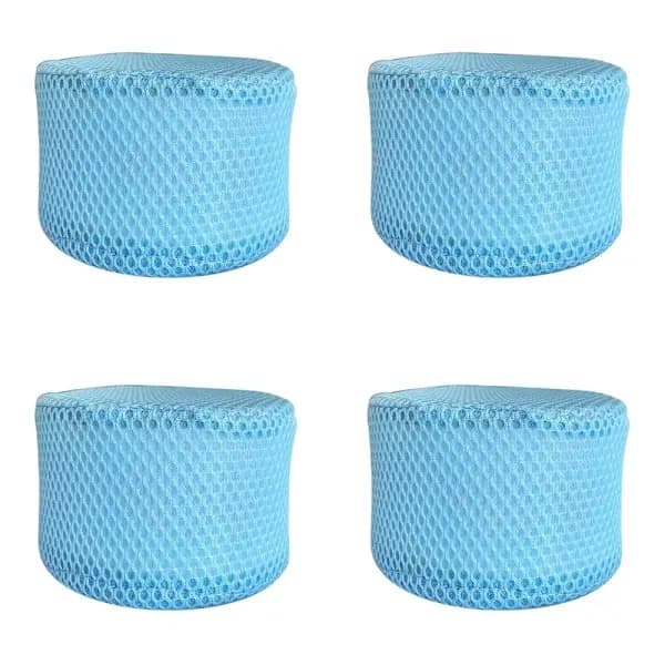 4-pack säkerhetsnät kompatibla med Mspa Spa-filter, endast nät C-maskpåse