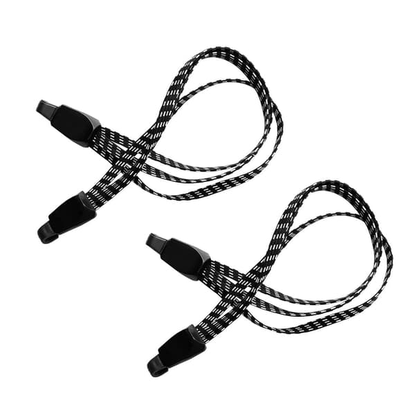 2 stk. 3 i 1 Elastisk Bungee Cord Motorcykel Cykel Bagage Fastgørelsesrem, Stropper med Bagage Reb Elastik Plast
