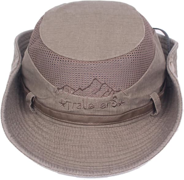 Fiskerhat, solhat, unisex safarihat, bomuld foldbar justerbar vandrehat, havehat, udendørsrejser