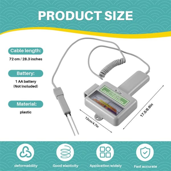 Water PH Chlorine Tester Pool Quality Spa Level Meter