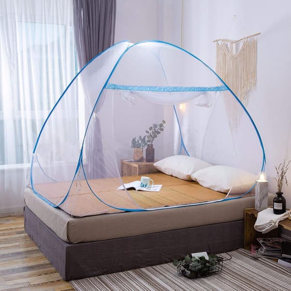 Folding Bed Mosquito Net, Pop-Up Mosquito Net with Oversized