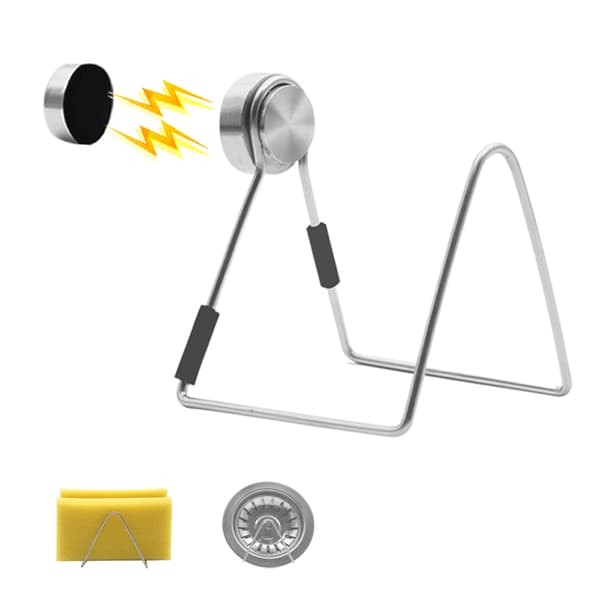 Magnetic Kitchen Sink Organizer with Dishcloth Holder