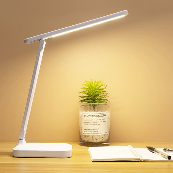 Bordlampe Øyebeskyttelse Berøringsdimbar LED-lampe Studenthybel