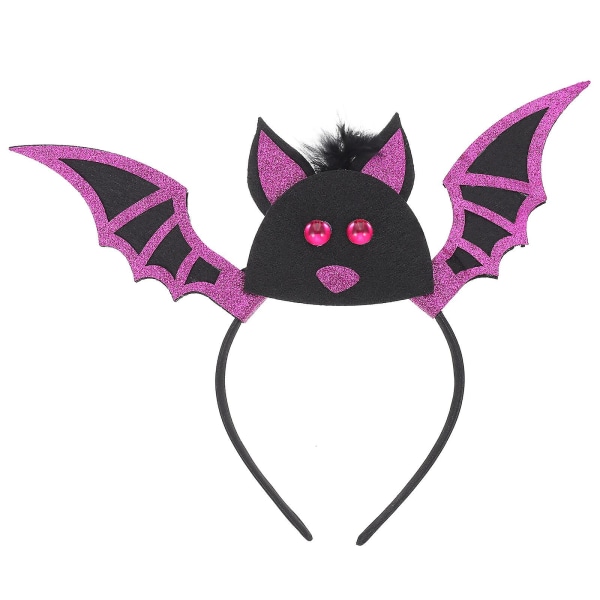 Damhuvudband Cosplay Bat Huvudband Bat Kostymtillbehör Halloween Bat Hårcirkel Halloween Kostymtillbehör 27x20.5cm 27x20.5cm