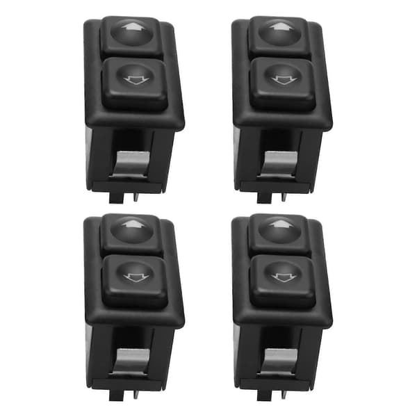 4pcs Power Window Sunroof Switch Illuminated for E30 E24 E28 From 09/1986 61311381205 / 61 31 1 381