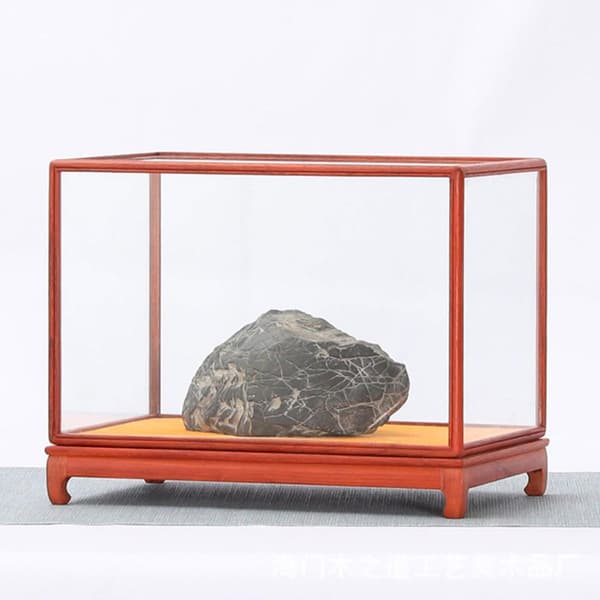 Multifunksjonell utstillingsboks Håndverksvitrine Antikk holderstil Tremateriale Høy design