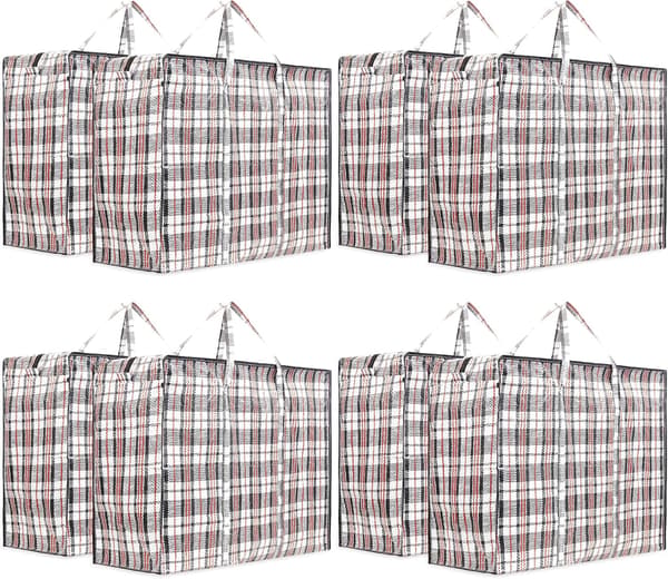 Large Jumbo Storage Bags Clothes Storage Moving - Multipack (8-pack 80*60*25)