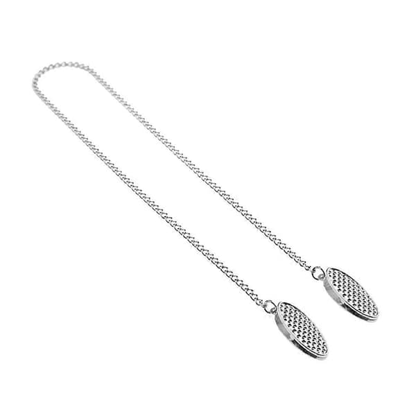 Søt serviettklips i sølvlegering for voksne 3 stk [DB] Sølv 50.00X2.50X1.00CM Silver 50.00X2.50X1.00CM
